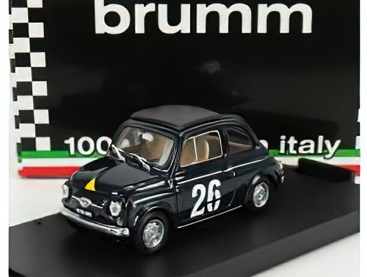 FIAT 500TV GIANNINI N 26 WINNER TURISMO FEMMINILE BOLZANO-MENDOLA 1968 LILIANA DE MENNA BLUE/BRUMM 1/43ミニカー