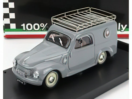 FIAT 500C VAN POSTE ITALIANE SERVIZIO POSTALE VARESE 1950 GREY/BRUMM 1/43ミニカー