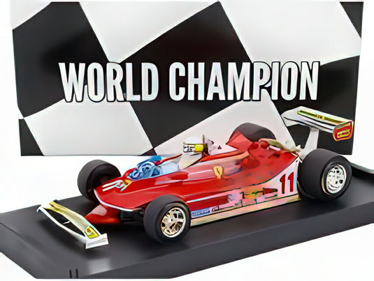 FERRARI  F1  312T4 N 11 WORLD CHAMPION WINNER MONZA ITALY GP 1979 JODY SCHECKTER フィギュア付き RED/BRUMM 1/43ミニカー