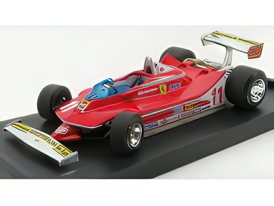 FERRARI  F1  312T4 N 11 WORLD CHAMPION WINNER MONZA ITALY GP 1979 JODY SCHECKTER  RED/BRUMM 1/43ヘルメット