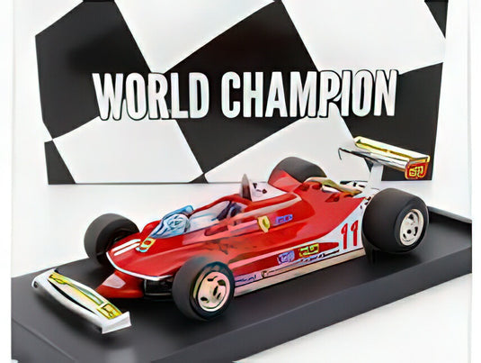 FERRARI  F1  312T4 N 11 WORLD CHAMPION WINNER MONZA ITALY GP 1979 JODY SCHECKTER  RED/BRUMM 1/43ミニカー