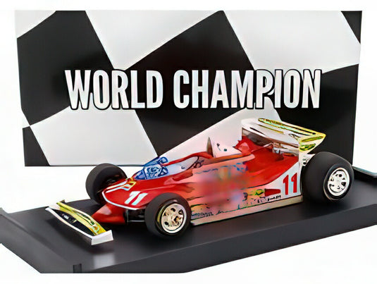 FERRARI  F1  312T4 N 11 WORLD CHAMPION WINNER MONACO GP 1979 JODY SCHECKTER  RED/BRUMM 1/43ミニカー