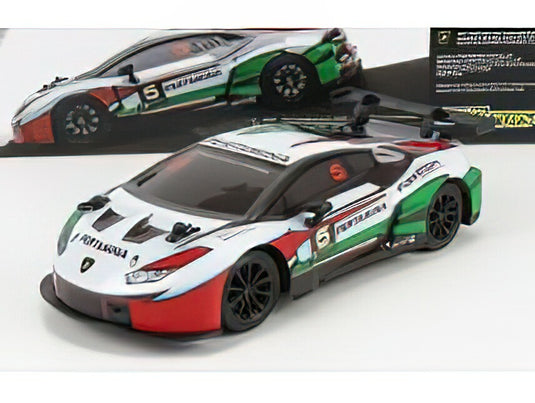 LAMBORGHINI - HURACAN GT3 N 5 RACING 2019 - WHITE GREEN RED/RE-EL 1/24ミニカー