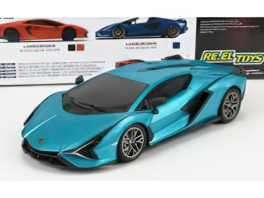 LAMBORGHINI - SIAN FKP 37 HYBRID 2020 - LIGH BLUE MET/RE-EL 1/24ミニカー