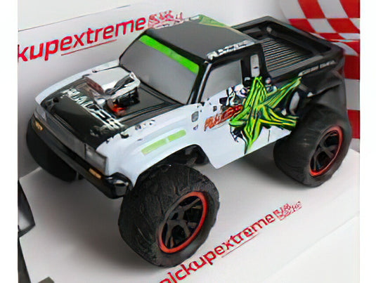 EXTREME - X-TEAM PICK-UP BIGFOOT MONSTER 4X4 TRUCK 2019 - WHITE GREEN BLACK/RE-EL 1/12ミニカー