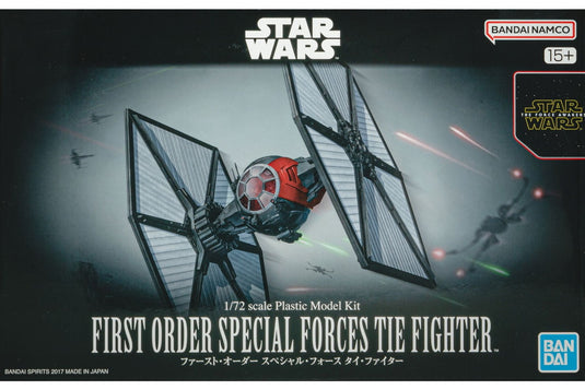 Star Wars First Order Special Forces TIE Fighter スターウォーズ ファーストオーダー スペシャルフォース タイファイター 組み立てプラモキット模型 戦闘