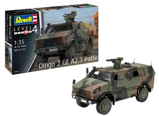 Dingo 2 GE A2.3 パトロール車両 レベル4 プラモデルキット /Revell 1/35模型