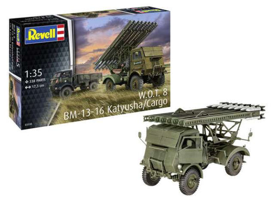 W.O.T. 8 BM-13-16 カチューシャ レベル5 プラモデルキット/Revell 1/35模型