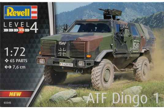 ATF Dingo 1 組み立てプラモキット模型 装甲車 /Revell 1/72