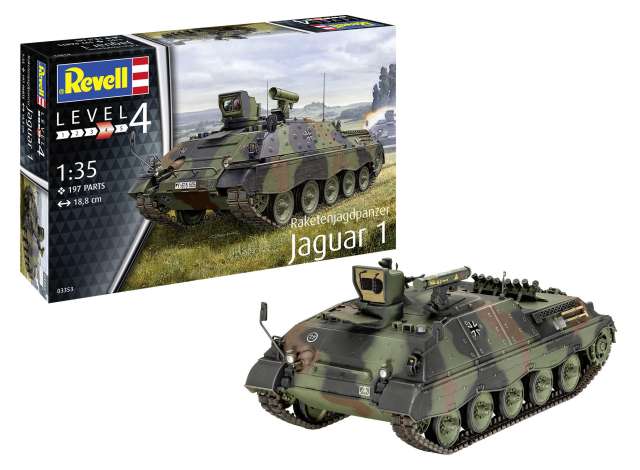 ラケーテンヤークトパンツァー ジャガー1 レベル4 プラモデルキット/Revell 1/35模型