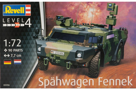 Spahwagen Fennek 組み立てプラモキット模型 /Revellレベル 1/72