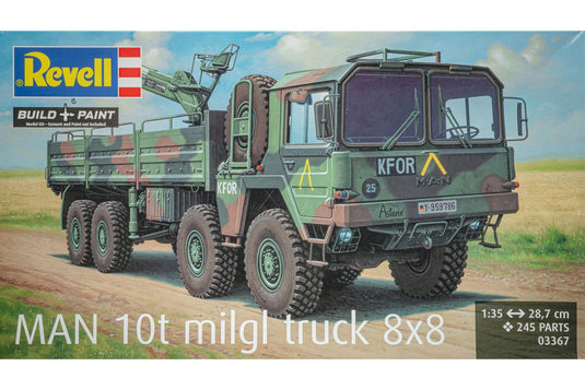 MAN 10t milgl truck 8x8 組み立てプラモキット模型 ミリタリー /Revell 1/35