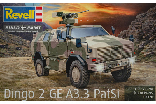 ATF Dingo 2 GE A3.3 PatSi 組み立てプラモキット模型 装甲車 /Revell 1/35