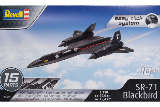 Lockheed SR-71 Blackbird ブラックバード easy-click-system 組み立てプラモキット模型 戦闘機 /Revell 1/110