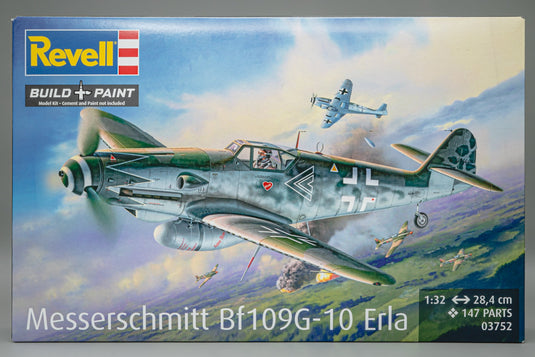 Messerschmitt Bf109G-10 Erla メッサーシュミット 組み立てプラモキット模型 戦闘機 /Revell 1/32