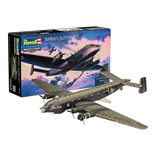 ユンカース Ju290A-5/7 シーアドラー Junkers Ju290A-5/7 Seeadler / Revell 1/72 飛行機模型 ミリタリー