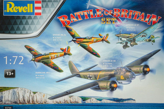 Battle of Britain 85th Anniversary Set 4機セット 組み立てプラモキット模型 戦闘機 /Revell 1/72
