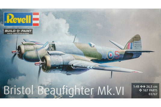 Bristol Beaufighter Mk.VI ブリストル ボーファイター 組み立てプラモキット模型 戦闘機 /Revell 1/48