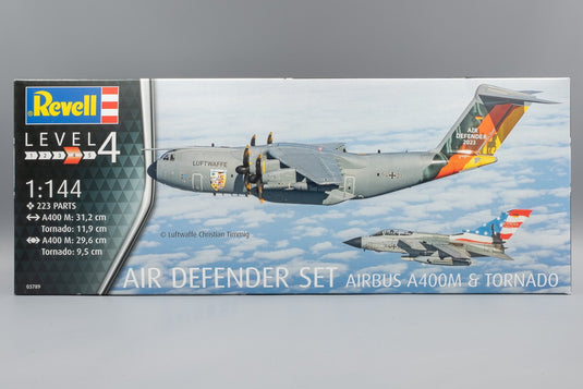 Airbus A400M Atlas & Tornado IDS Air Defender Set 組み立てプラモキット模型 戦闘機 /Revell 1/144