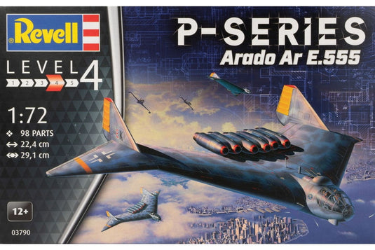 Aradoアラド Ar 555 P Series 組み立てプラモキット模型 /Revellレベル 1/72