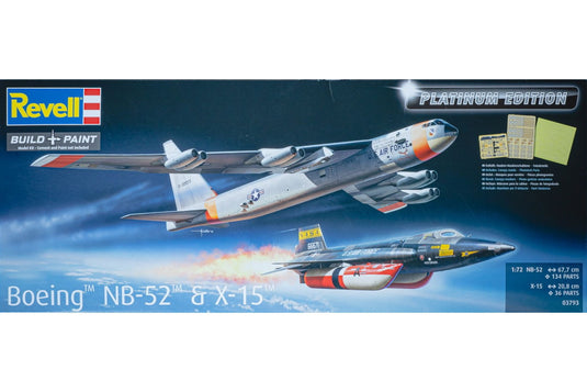 Boeing NB-52 & X-15 Platinum Edition 組み立てプラモキット模型 飛行機 /Revell 1/72