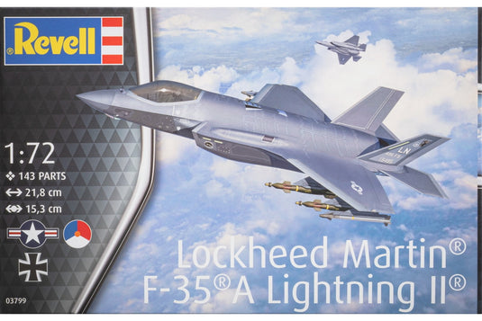Lockheed Martin F-35A Lightning II ライトニングII 組み立てプラモキット模型 戦闘機 /Revell 1/72