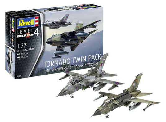 トルネード ツインパック 50周年記念 レベル4 プラモデルキット/Revell 1/72模型