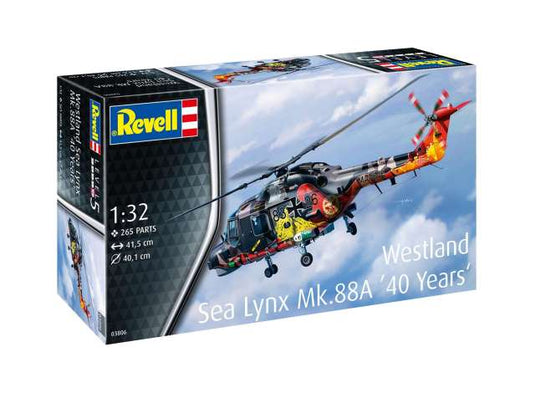 ウエストランド シーリンクス Mk.88A 40周年記念特別版 レベル5 プラモデルキット/Revell 1/32模型