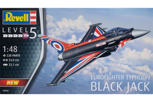 Eurofighter Typhoon ユーロファイター タイフーン Black Jack ブラックジャック 組み立てプラモキット模型 戦闘機 /Revell 1/48
