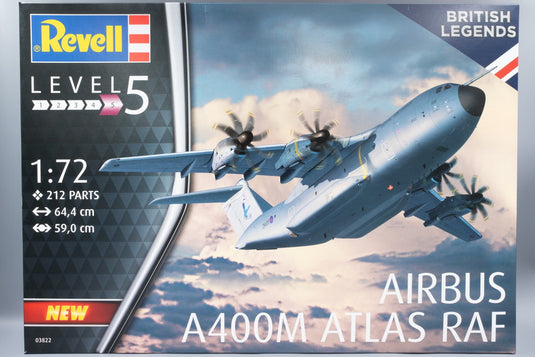 Airbus A400M Atlas アトラス RAF イギリス空軍 British Legends 組み立てプラモキット模型 飛行機 /Revell 1/72