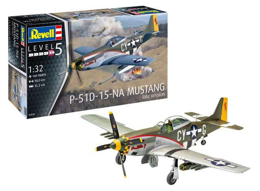 P-51 D ムスタング 後期型 プラモデルキット/Revell 1/32模型