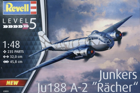 Junkers Ju188 A-2 Raecher 組み立てプラモキット模型 飛行機 /Revell 1/48