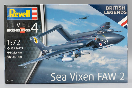 De Havilland Sea Vixen FAW 2 British Legends 組み立てプラモキット模型 戦闘機 /Revell 1/72