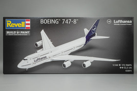 Boeing 747-8 Lufthansa New Livery ボーイング 組み立てプラモキット模型 飛行機 /Revell 1/144