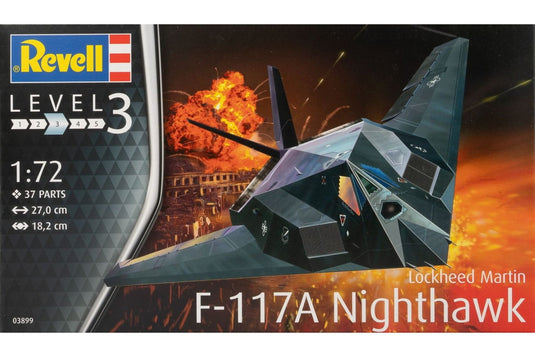 Lockheed Martin F-117A Nighthawk ナイトホーク ステルス戦闘機 組み立てプラモキット模型 戦闘機 /Revell 1/72