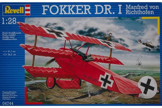 Fokker Dr.I Manfred von Richthofen フォッカーDr.I マンフレート・フォン・リヒトホーフェン 組み立てプラモキット模型 戦闘機 /Revell 1/28