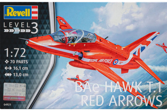 BAe Hawk T.1 Red Arrows 組み立てプラモキット模型 /Revellレベル 1/72