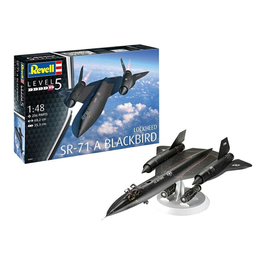 アメリカ空軍 U.S. Air Force ロッキード SR-71A ブラックバード Lockheed SR-71 A Blackbird / Revell 1/48 飛行機模型 ミリタリー