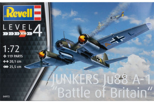 Junkers Ju88 A-1 Battle of Britain 組み立てプラモキット模型 爆撃機 /Revell 1/72
