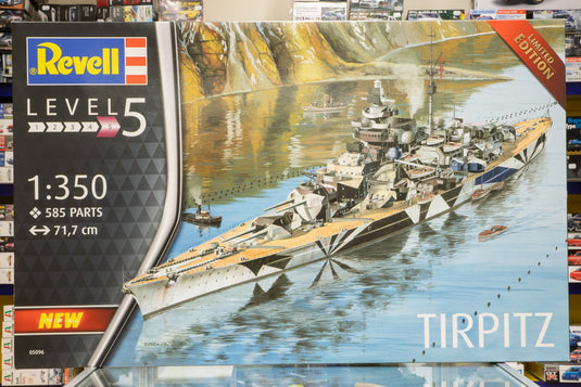 German Battleship WWII Tirpitz ティルピッツ 限定版 組み立てプラモキット模型 艦船 /Revell 1/350