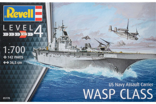 US Navy Assault Carrier Wasp Class ワスプ級強襲揚陸艦 組み立てプラモキット模型 艦船 /Revell 1/700