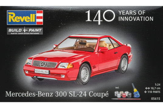 Mercedes-Benz メルセデスベンツ 300 SL-24 Coupe クーペ 塗料接着剤付き 組み立てプラモキット模型 カーモデル /Revell 1/24