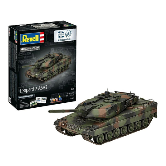 ドイツ連邦軍70周年 レオパルト2 A6A2 Bundeswehr Leopard 2 A6A2 / Revell 1/35 飛行機模型