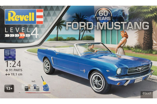 Ford Mustang フォード マスタング 60周年記念 組み立てプラモキット模型 カーモデル /Revell 1/24