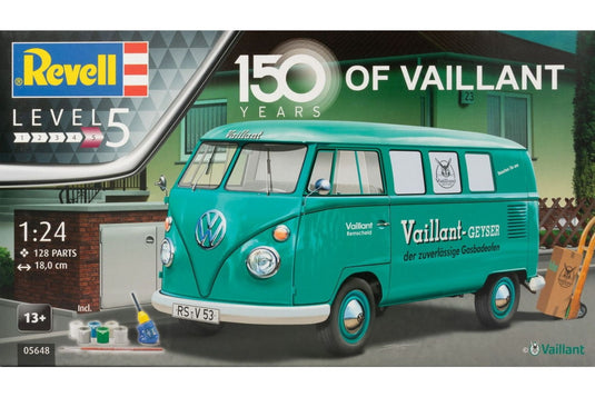 Volkswagenフォルクスワーゲン T1 Bus 150 years of Vaillant 組み立てプラモキット模型 カーモデル /Revell 1/24