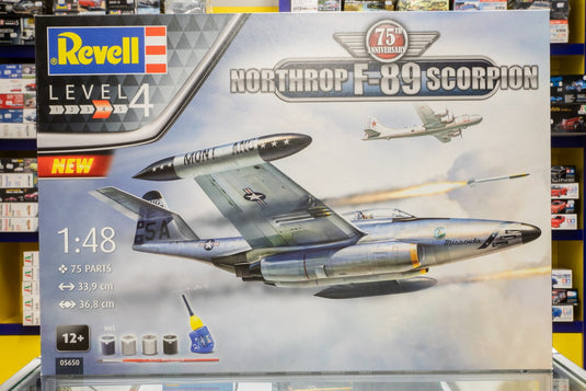Northrop F-89 Scorpion ノースロップ スコーピオン 75周年記念ギフトセット 組み立てプラモキット模型 戦闘機 /Revell 1/48