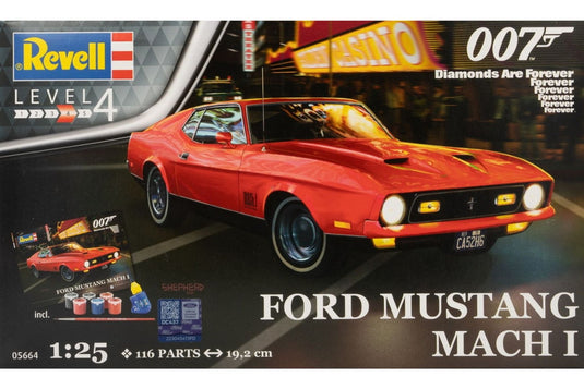 Ford Mustang Mach I 71 James Bond 007 Diamonds are forever 組み立てプラモキット模型 カーモデル /Revell 1/25