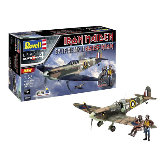 アイアン・メイデン Iron Maiden スピットファイア Mk.II エイシズ・ハイ Aces High / Revell 1/32 飛行機模型 ミリタリー