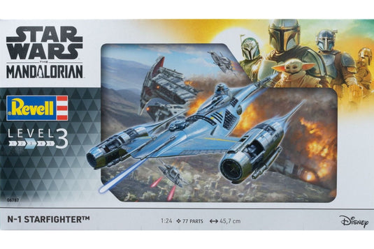 Star Wars The Mandalorian N-1 Starfighter ナブーN-1スターファイター 組み立てプラモキット模型 戦闘機 /Revell 1/24