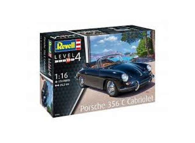 1963/1965 Porsche 356 カブリオレ レベル4 プラモデルキット /Revell 1/16模型